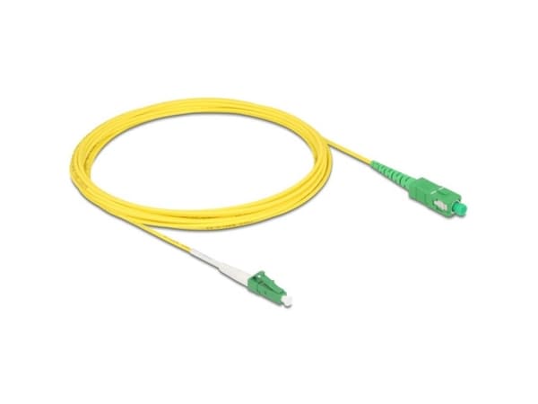 Delock - Nätverkskabel - LC/APC enkelläge (hane) till SC/APC enkelläge ...