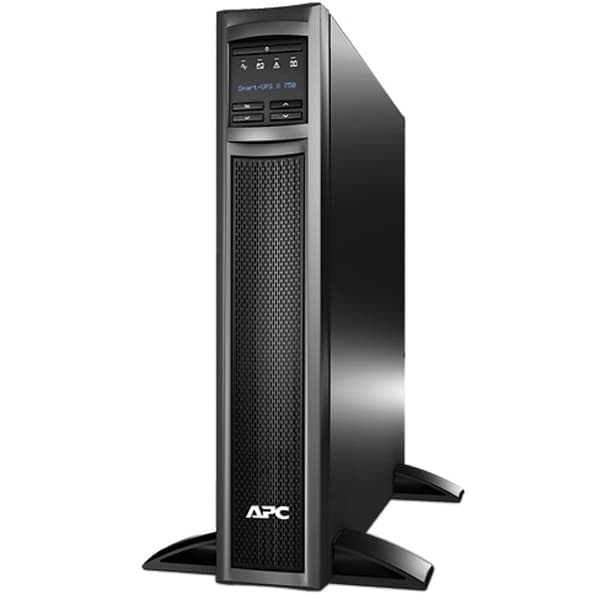 APC Smart-UPS X 750 Rack/Tower LCD - UPS (kan monteras i rack) - AC 230 V - 600 Watt - 750 VA - utgångskontakter: 8 - 2U - svart