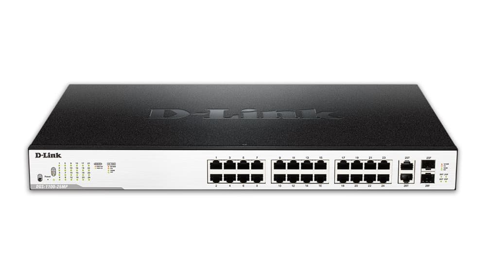 D-Link DGS-1210-26 - 26-Port Gigabit Smart Managed Switch including 2 SFP ports