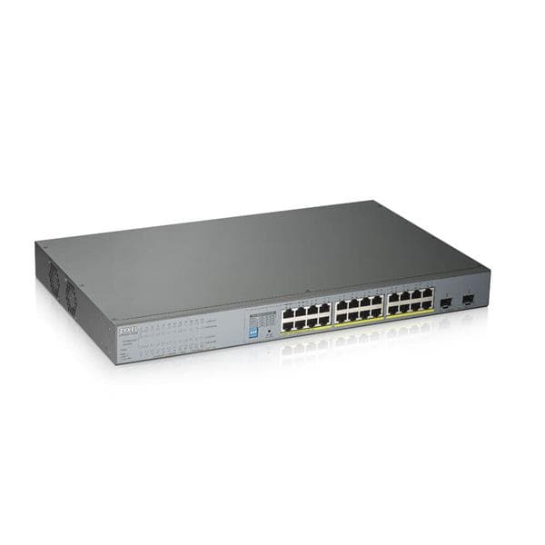 Zyxel GS1300-26HP,26 Port unmanged CCTV PoE Switch, long range, 250W