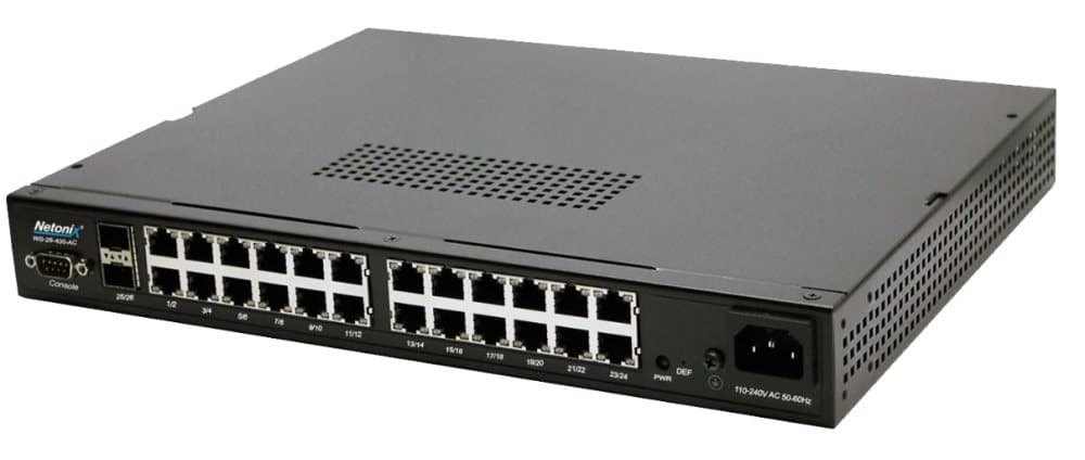 NETONIX Switch WS-26-400-AC 24xGE PoE ports 2xSFP 400W