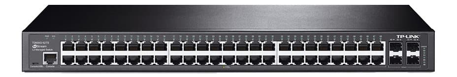 TP-Link JetStream 48-Port Gigabit L2 managed switch with 4 SFP, black