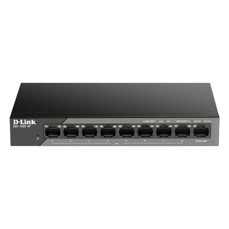 Brytare OR: Strömbrytare (if power/ light switch) D-Link DSS-100E-9P