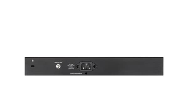 D-Link 10-port Hanterad switch, 2x SFP, 130W PoE +, Gigabit, vit