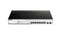 Miniatyrbild 2 av 3: D-Link 10-port Hanterad switch, 2x SFP, 130W PoE +, Gigabit, vit