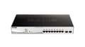 Miniatyrbild 1 av 3: D-Link 10-port Hanterad switch, 2x SFP, 130W PoE +, Gigabit, vit