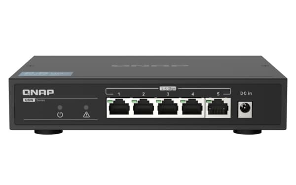 QNAP QSW-1105-5T Nettverkssvitsjer uten administrasjon Gigabit Ethernet (10/100/1000) Svart Sort