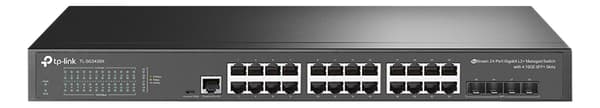 TP-Link JetStream™ 24-Port Gigabit L2+ Managed Switch with 4 10GE SFP+