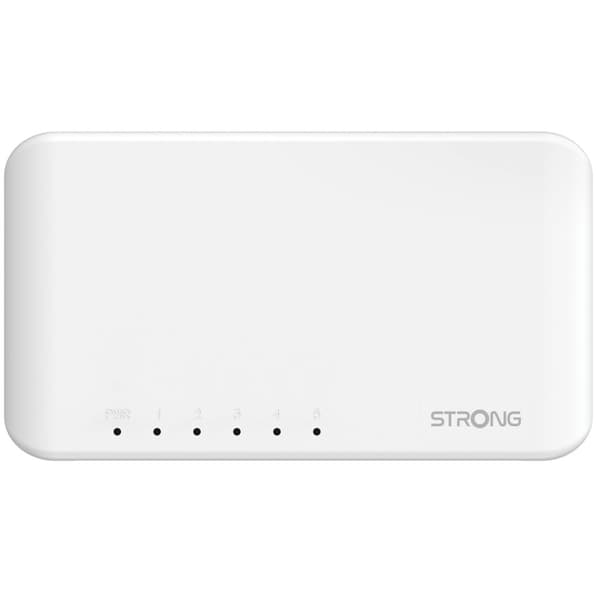 Strong 5-port Gigabitswitch Vit