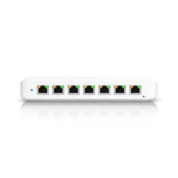 Ubiquiti UniFi Switch Ultra 210W Switch 8-port Gigabit Ethernet PoE++ Vit