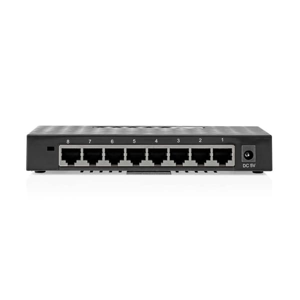 Nedis Nätverksomkopplare | Trådbunden hastighet: Gigabit | Antal Ethernet portar: 8