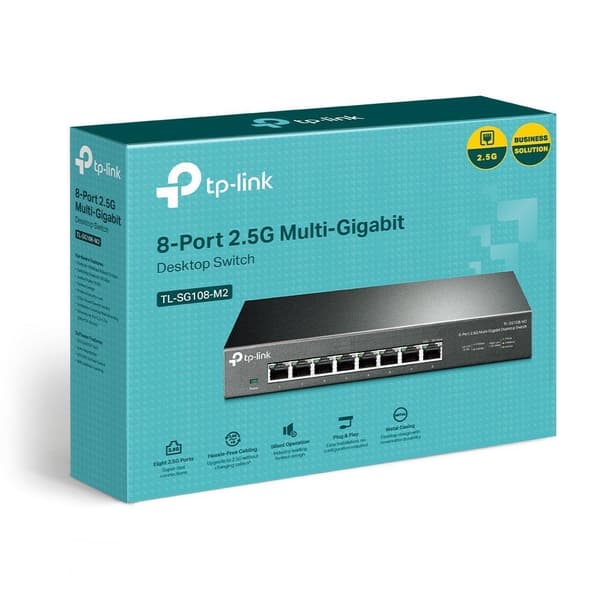 TP-Link 8-port 2,5G Multi-Gigabit Desktop Switch