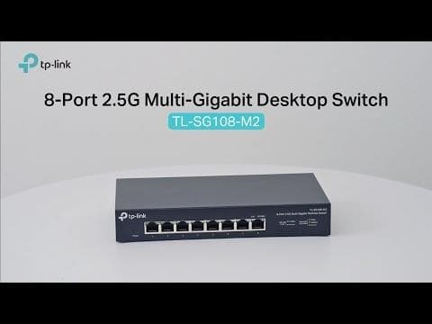 TP-Link 8-portars 2,5G Multi-Gigabit skrivbordsswitch