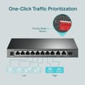 Miniatyrbild 6 av 9: TP-Link 10-portars gigabitswitch för skrivbord med 8-portars PoE+