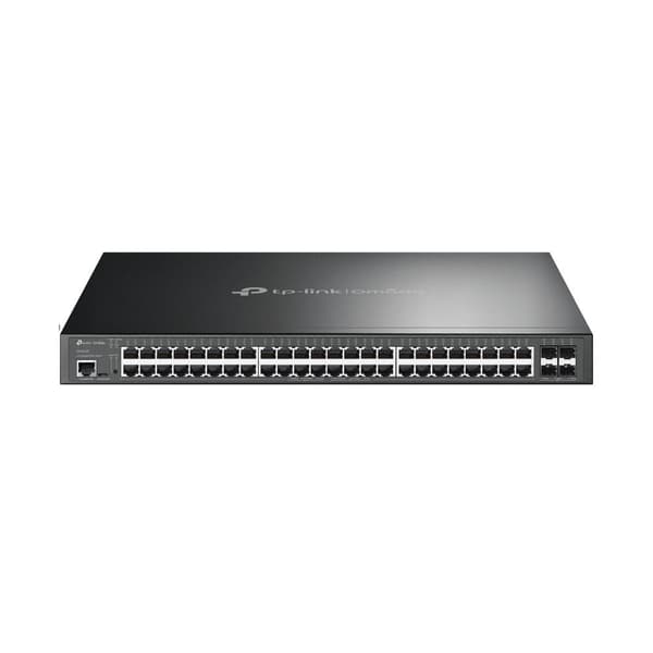 TP-Link JetStream 52-porttinen gigabitin ja 4-porttinen 10GE SFP+ L2+ hallittava kytkin 48-porttisella PoE+:lla
