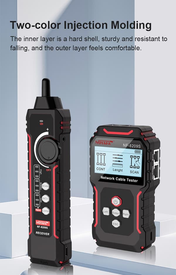 NOYAFA NF-8209S, POE-johtotarkistin, LCD-näyttö,NOYAFA NF-8209S