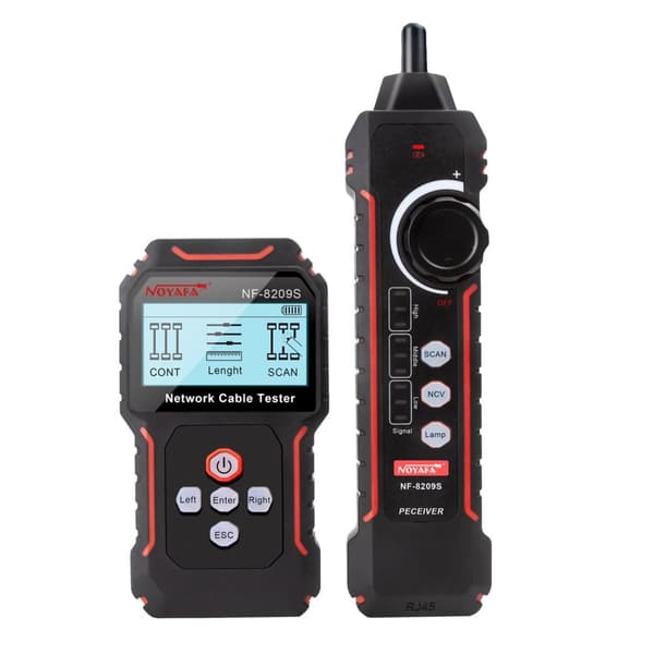 NOYAFA NF-8209S, POE Kabeltester, LCD Skærm,NOYAFA NF-8209S