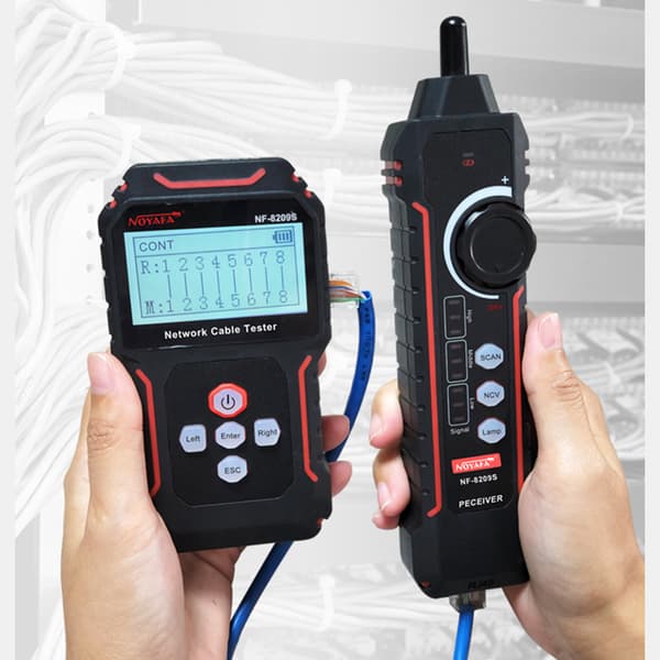LAN-kabeltestare, LCD-display, mäter längd,Noyafa NF-8209S