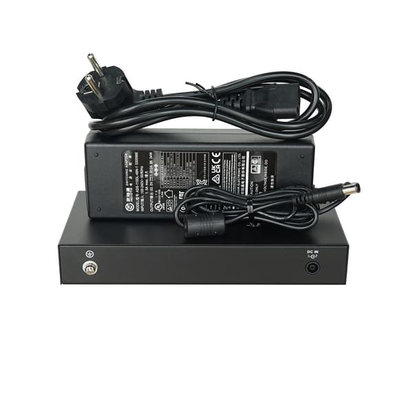 Dahua 8-Port PoE Switch, Hög effektutgång, Hållbar design,8-Port PoE
