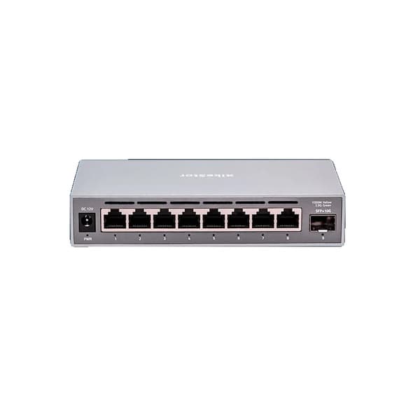 Smart Managed Switch, 8 RJ45 porte, 1 SFP+ slot, VLAN-understøttelse