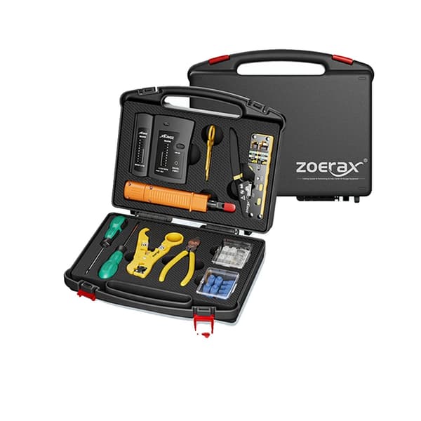 RJ45 Crimping Tool Kit, Multifunktionel Kabeltester, Komplette Netværksløsninger
