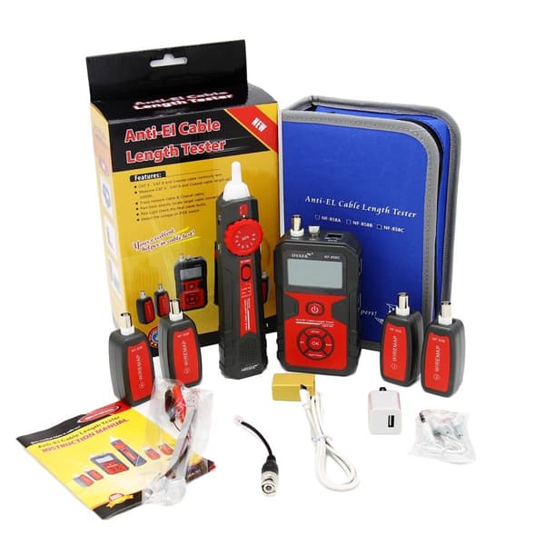 Wire Tracker, Netværkskabeltester, Mål Kabellængde,NF-858C