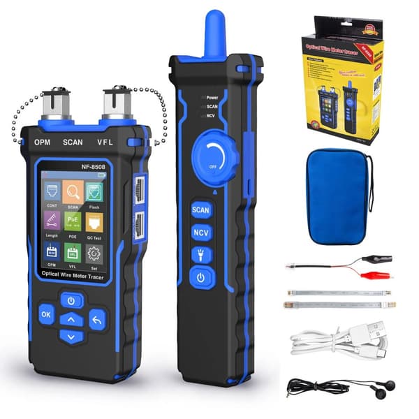 Netværkskabeltester, PoE-test, optisk effektmåler,NF-8508