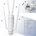 Miniatyrbillede 2 af 2: WiFi Range Extender, Dual-Band 1200Mbps Hastighed, Vejrbestandig IP65 Design,EU-stik, SIM-kortslot