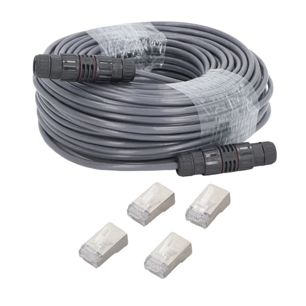 Starlink Kabel, IP68 Vandtæt, Maksimal Længde 225ft, Understøtter 1000M Protokol,A