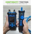 Miniatyrbillede 3 af 4: Netværkskabeltester, optisk effektmåler, multifunktionel ledningssøger, genopladeligt design,Blå
