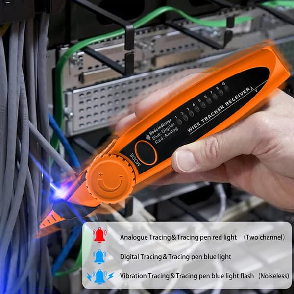 Kabeltester, Håndholdt Bærbar, Justerbar Følsomhed