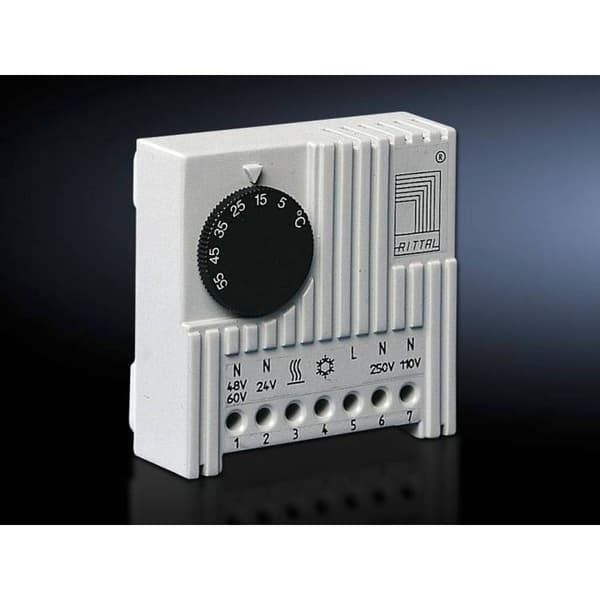 Rittal 3110.000 19 tum Temperaturregulator Grå