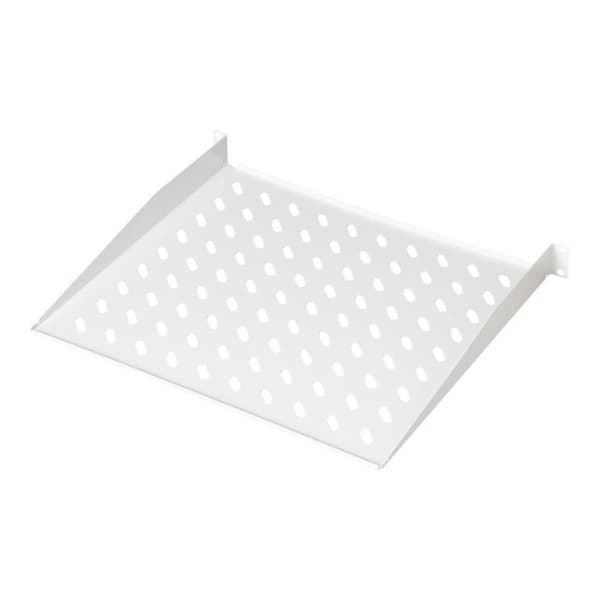 Digitus DN-97609 19 tum Nätverksskåp-hyllplan 1 U Fast montering Lämplig för skåpdjup: från 450 mm Grå
