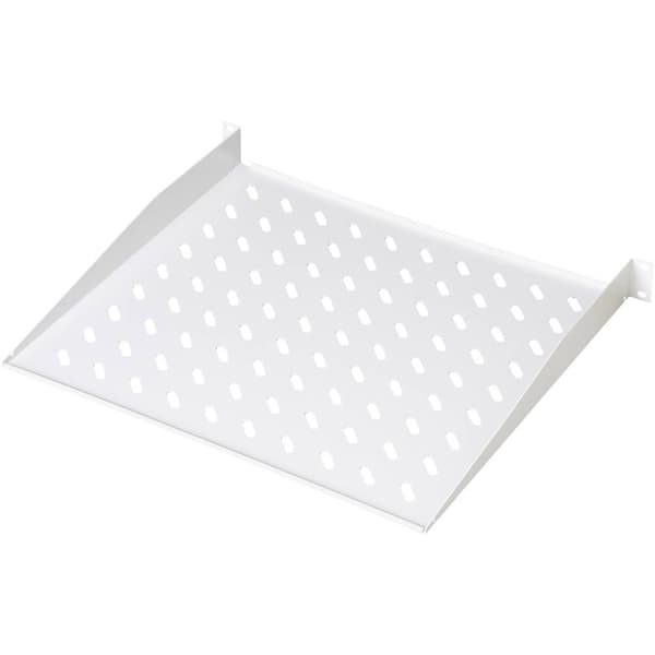 Digitus DN-97609 19 tum Nätverksskåp-hyllplan 1 U Fast montering Lämplig för skåpdjup: från 450 mm Grå