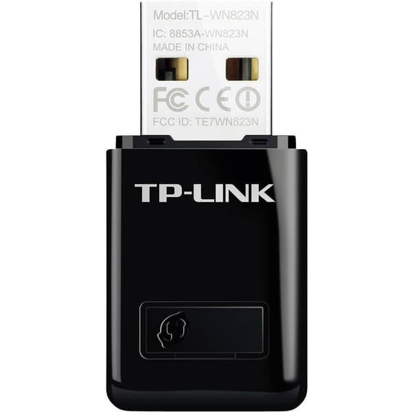 TP-LINK TL-WN823N WiFi USB-dongel USB 2.0 300 MBit/s Svart