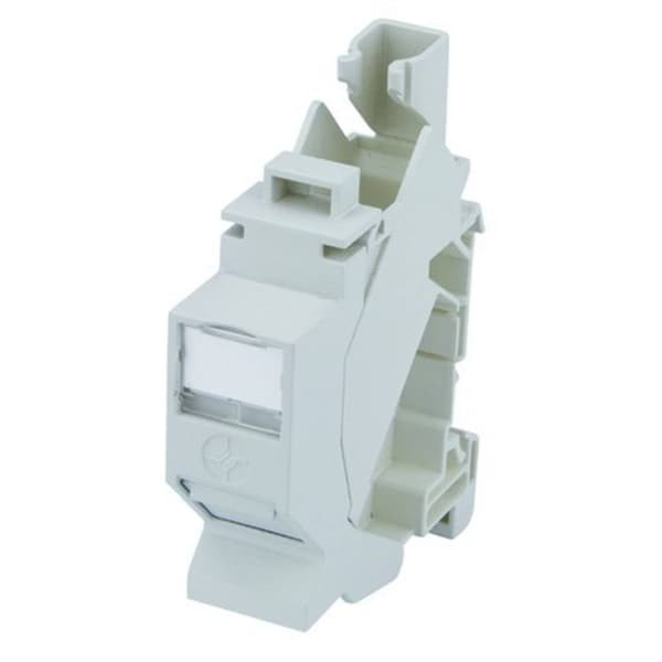 Telegärtner 100021379 Bärskeneadapter DIN-skena Bare PCB Ljusgrå