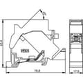 Miniatyrbild 4 av 4: Telegärtner 100021379 Bärskeneadapter DIN-skena Bare PCB Ljusgrå