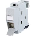 Miniatyrbild 1 av 3: Metz Connect 130B127003-E Nätverksuttag DIN-skena CAT 6A Grå-vit (RAL 7035)
