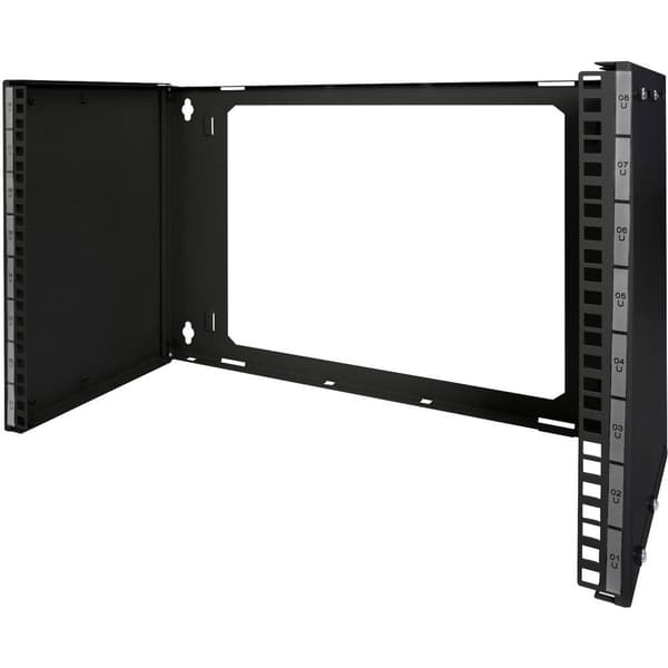 Digitus DN-19 PB-8U-SW Väggmontering patch-hållare (B x H x D) 505 x 372 x 250 mm 8 U Svart (RAL 9005)