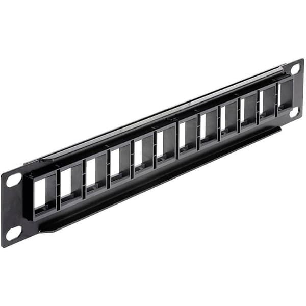 Delock 43259 16 + 4 Port Nätverk Patchpanel 254 mm (10) Bare PCB 1 U Obestyckad