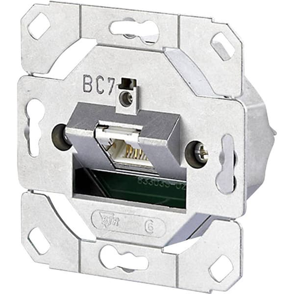 Metz Connect 130C371200-I Nätverksuttag Infälld CAT 6A 1 Port Metall Rostfritt stål