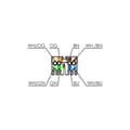 Miniatyrbild 4 av 4: Telegärtner 100023173 RJ45 modul Keystone CAT 6A