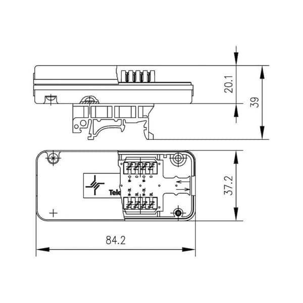 Telegärtner 100023277 Kopplingsbox Passar till: CAT 7a