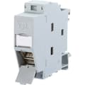 Miniatyrbild 1 av 3: Metz Connect 130B117003-E Nätverksuttag DIN-skena CAT 6A Grå-vit (RAL 7035)