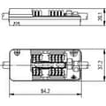 Miniatyrbild 2 av 4: Telegärtner 100023273 Kopplingsbox Passar till: CAT 7a