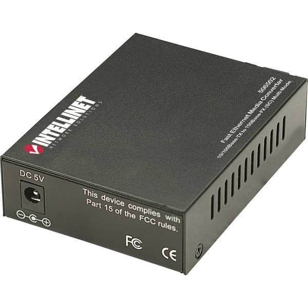 Intellinet 506502 LAN, SC Duplex Mediakonverter 100 MBit/s