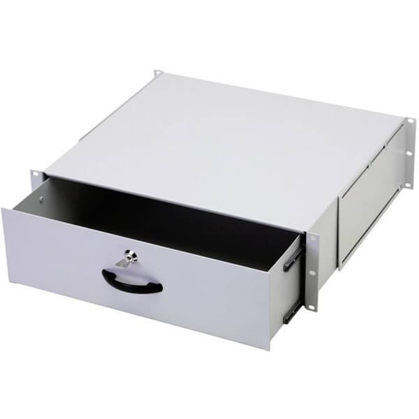 Digitus DN-19 KEY-3U 19 tum Nätverksskåplåda 3 U Grå-vit (RAL 7035)