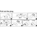Miniatyrbild 3 av 4: RJ45 modul Med låsfunktion Keystone CAT 6 Renkforce KSV10
