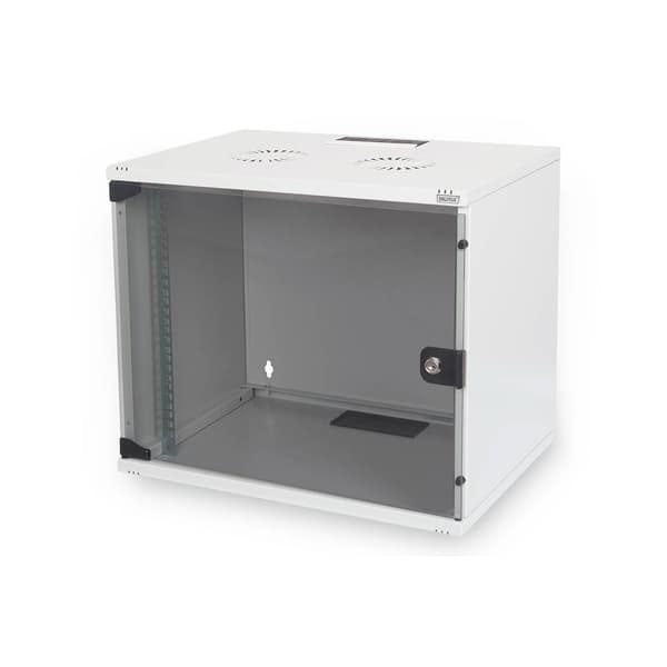 Digitus DN-19 07U-S-1 19 väggskåp (B x H x D) 520 x 360 x 400 mm 7 U Grå-vit (RAL 7035)