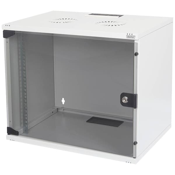 Digitus DN-19 07U-S-1 19 väggskåp (B x H x D) 520 x 360 x 400 mm 7 U Grå-vit (RAL 7035)